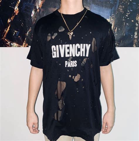 destroyed givenchy t shirt|givenchy shirts On Sale .